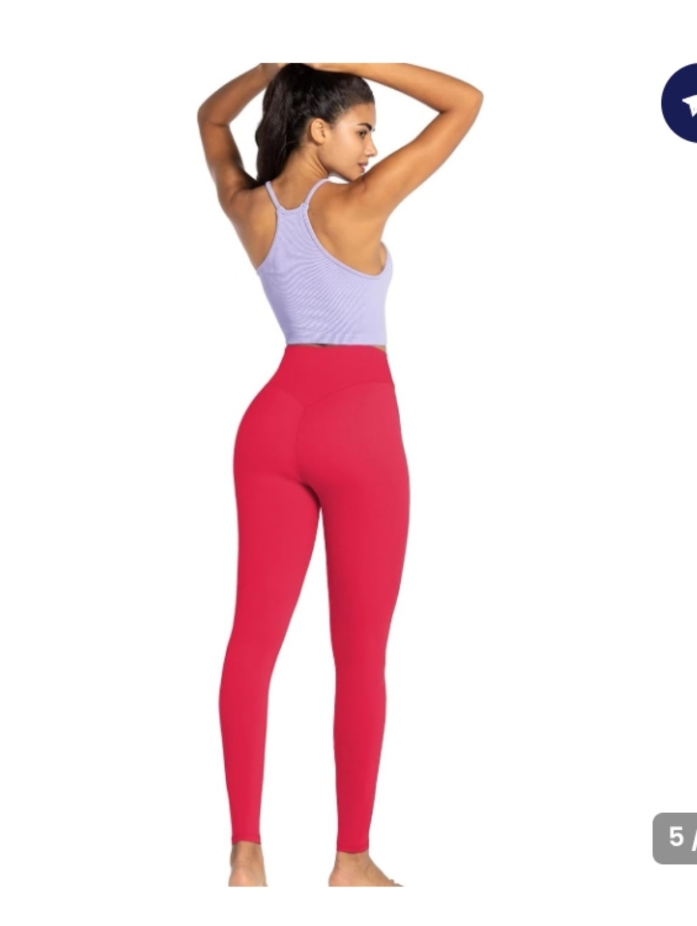 Sunzel Pink Nunaked Workout Leggings In Size Large NWOT